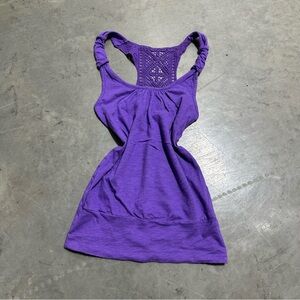 American Vintage Purple Fitted Backless Camisole